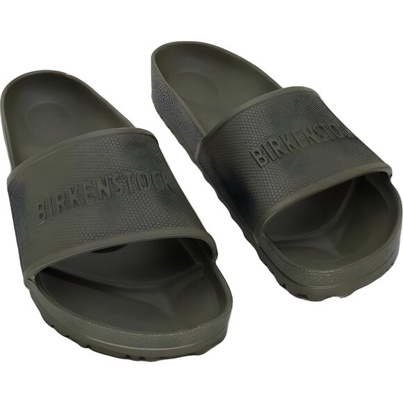 BIRKENSTOCK Men's Khaki Barbados EVA Sandals Size 46 EU 13 US - Picture 1 of 6